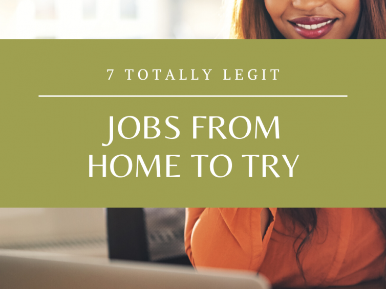 7 Jobs From Home For You